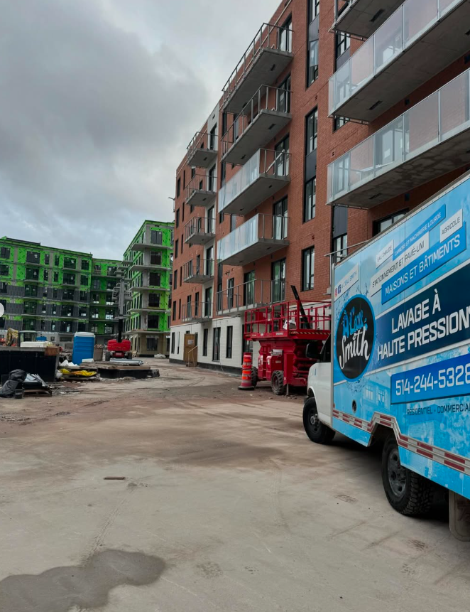 Lavage commercial — Chantier